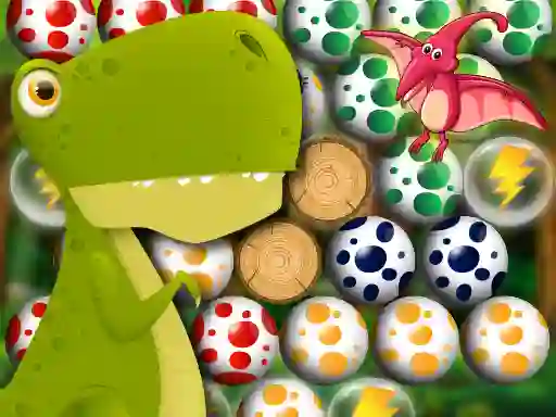 Joc Egg Shooter: Bubble Dinosaur on-line