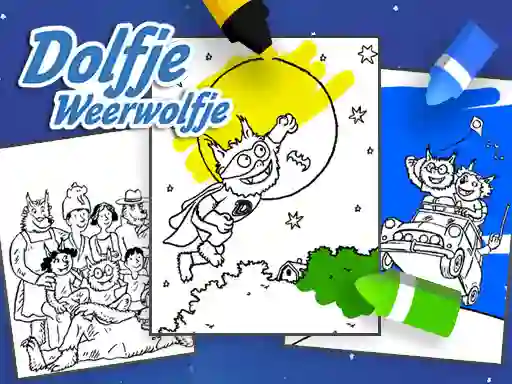 Joc Coloring Alfie The Werewolf on-line