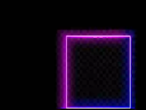 Joc Neon square Rush on-line