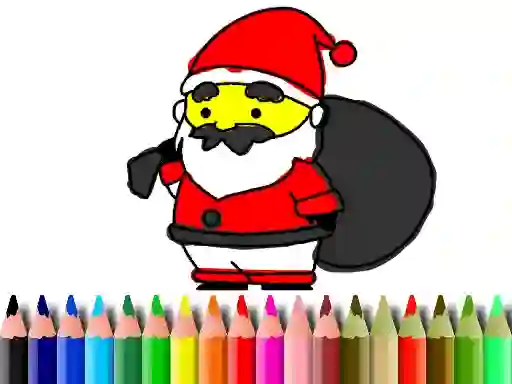 Joc Back To School: Santa Claus Coloring on-line