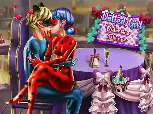Joc Dotted Girl Valentine Dinner on-line