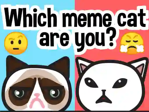 Joc Which Meme Cat Are You? on-line