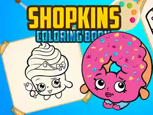 Joc Shopkins Coloring Book on-line