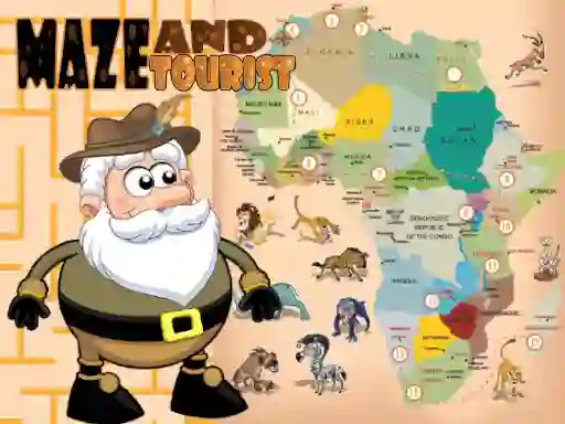 Joc Maze and Tourist on-line