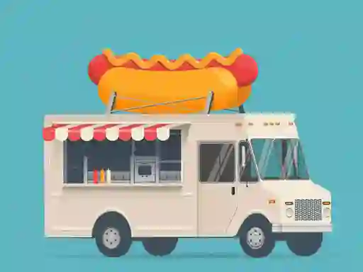 Joc Food Trucks Jigsaw on-line