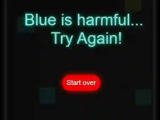 Joc Avoid the blue on-line
