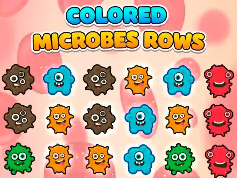 Joc Colored Microbes Rows on-line
