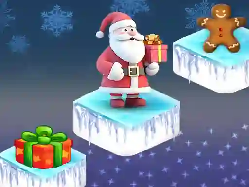 Joc Santa Ice Jump on-line