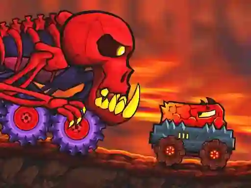 Joc Car Eats Car: Volcanic Adventure on-line