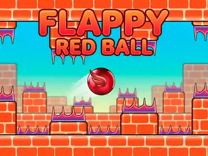 Joc Flappy red ball on-line