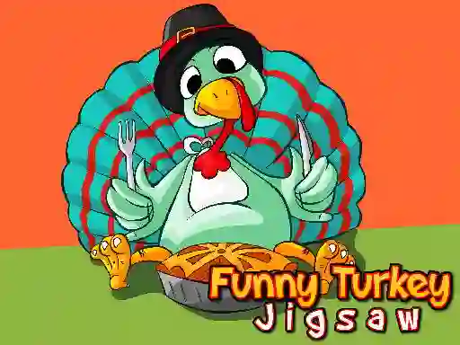 Joc Funny Turkey Jigsaw on-line
