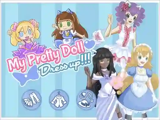 Joc My pretty doll : Dress up on-line