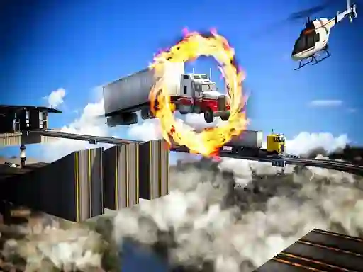 Joc Impossible Truck Driving Stunt Track Parking on-line