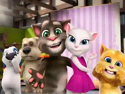 Joc GF Talking Tom Jigsaw Puzzle on-line