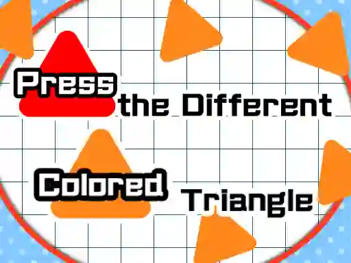 Joc Press The Different Colored Triangle on-line