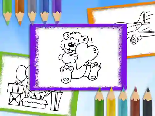 Joc Cartoon Coloring Book on-line