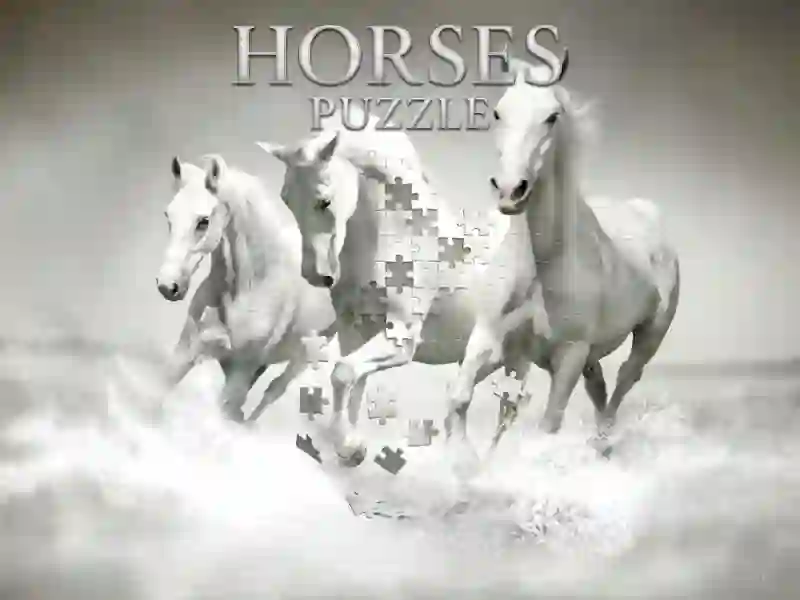 Joc Horses Puzzle on-line