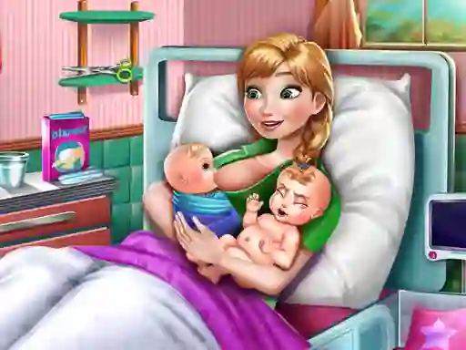 Joc Ice Princess Twins Birth on-line