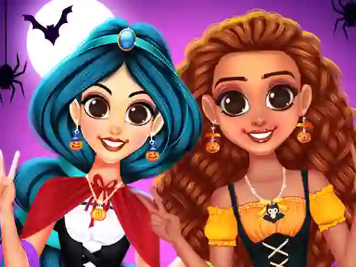 Joc BFFs Happy Halloween Party on-line