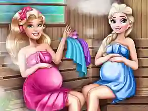 Joc Cute Mommies Pregnant Sauna on-line