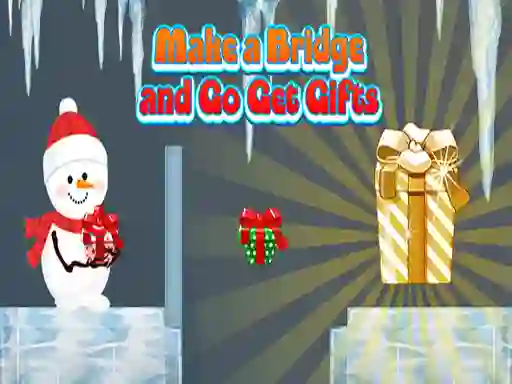 Joc Make a Bridge and Go Get Gifts on-line