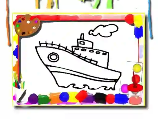 Joc Back To School: Cartoon Coloring Time on-line
