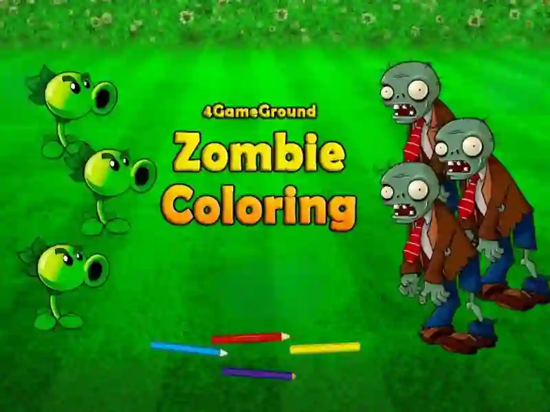 Joc 4GameGround Zombie Coloring on-line