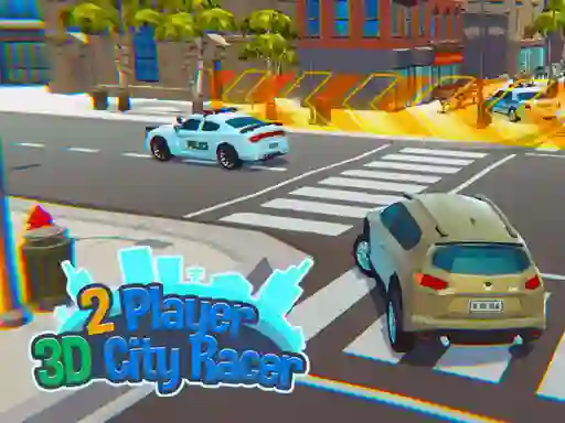 Joc 2 Player 3D City Racer on-line