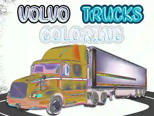 Joc Volvo Trucks Coloring on-line