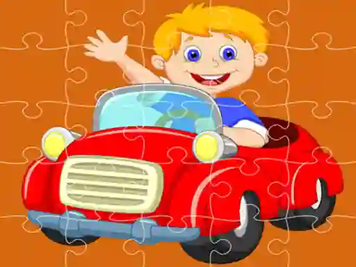 Joc Pedal Cars Jigsaw on-line