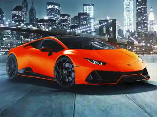 Joc Lamborghini Huracan Evo Puzzle on-line