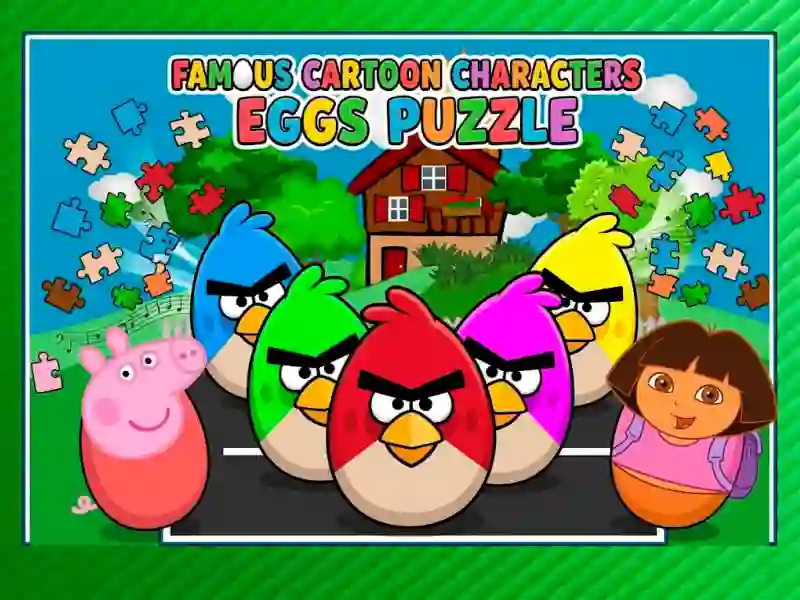 Joc Famous Cartoon Characters Eggs on-line