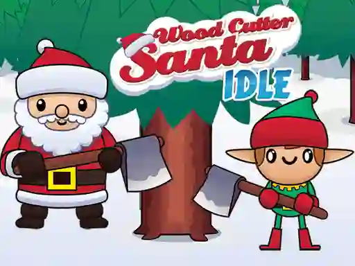 Joc Wood Cutter Santa Idle on-line