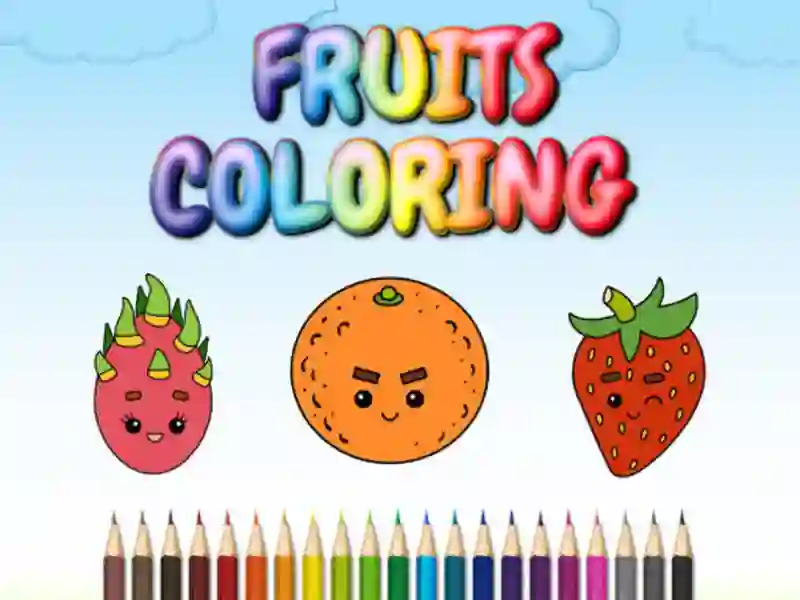 Joc FRUITS COLORING on-line