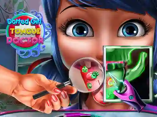 Joc Dotted Girl Tongue Doctor on-line