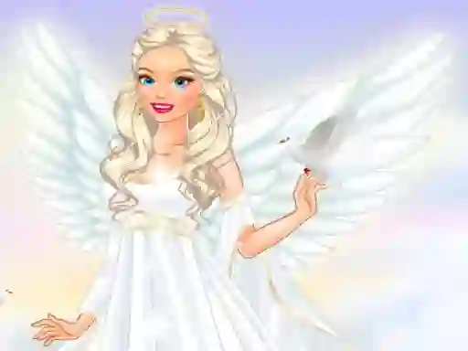 Joc Sweet angel dress up on-line
