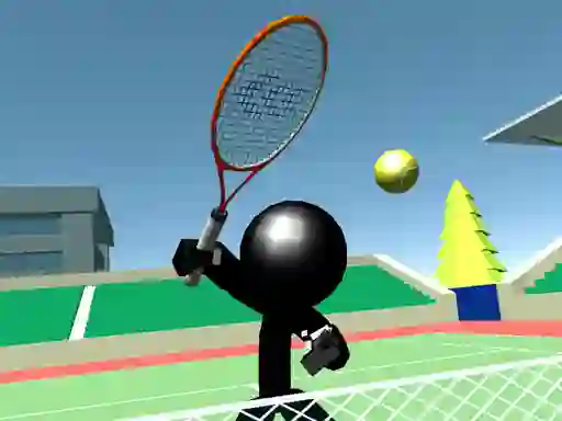 Joc Stickman Tennis 3D on-line