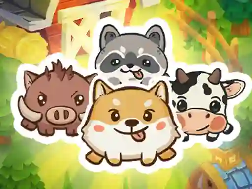 Joc Animal Sort Cute Game Puzzle on-line