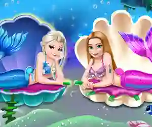 Joc Mermaid Princesses Dress up on-line