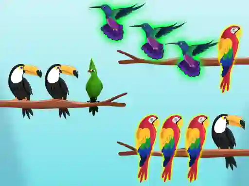 Joc Bird Sort Challenges on-line