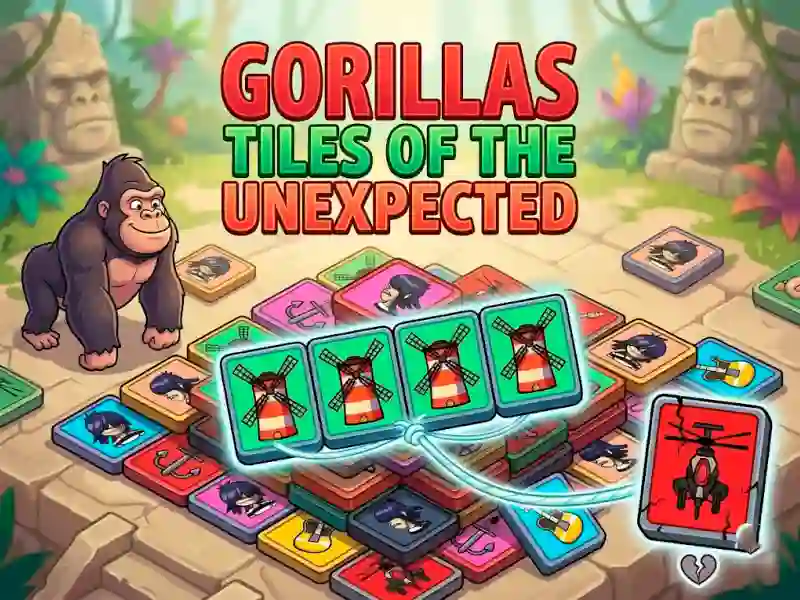 Joc Gorillas Tiles Of The Unexpected on-line