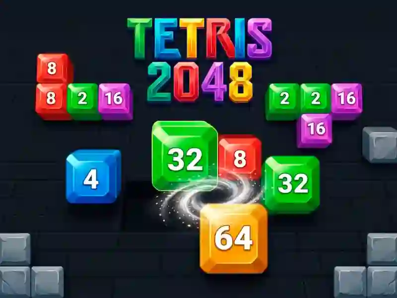 Joc Tetris 2048 on-line