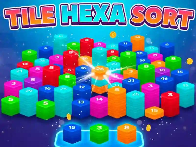 Joc Tile Hexa Sort on-line