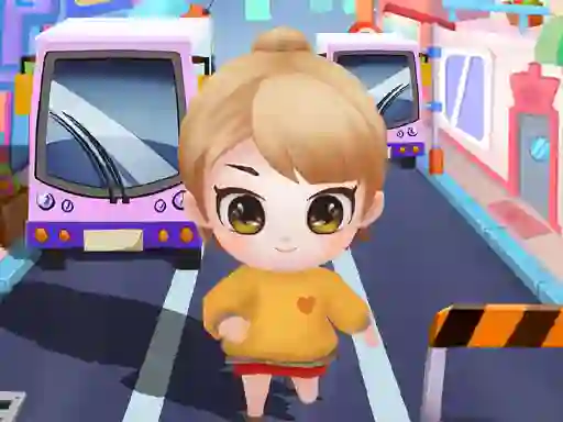 Joc Angry Chibi Run on-line