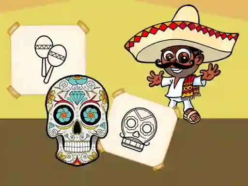 Joc Crazy Mexican Coloring on-line
