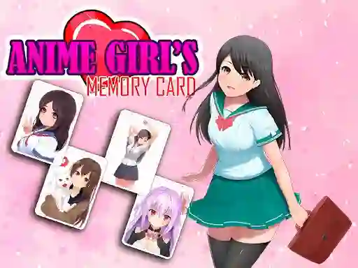 Joc Anime Girls Memory Card on-line
