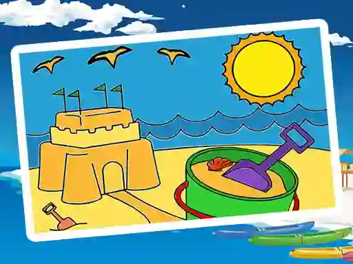 Joc Summer Coloring Pages on-line