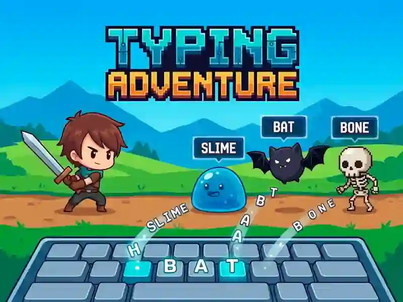 Joc Typing Adventure on-line