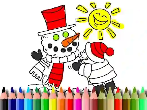 Joc Back To School: Winter Time Coloring on-line
