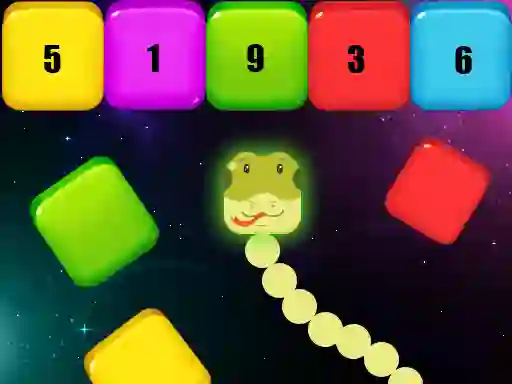 Joc Snake Blocks and Numbers on-line